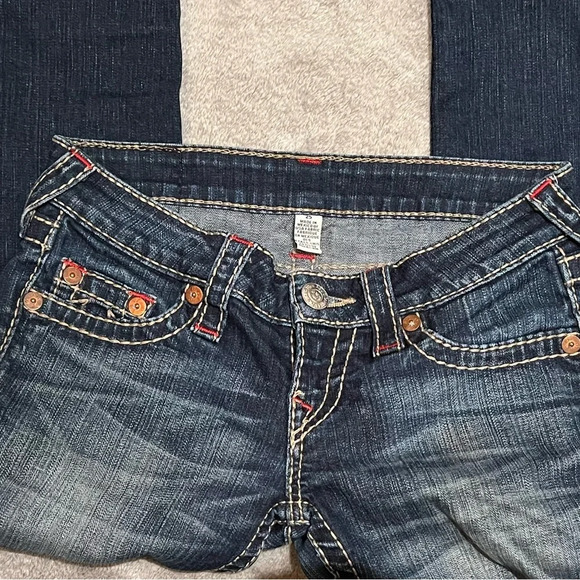 True Religion Women's Low Rise  Skinny Fit Jeans in Size 25" Y2K Cowgirlcore - Picture 10 of 11